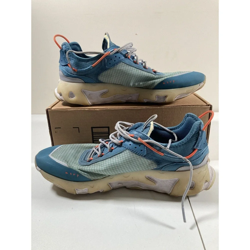 Nike React Live N.354 13 Blue Orange CV1772-401 Low Top Sneakers